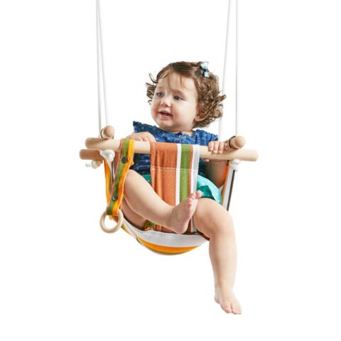 2Kids Toys Baby Textile Swing 100% Cotton Striped
